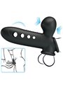 Pretty Love Crane - Guaina Fallica in Silicone Nero con Airbag