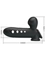 Pretty Love Crane - Guaina Fallica in Silicone Nero con Airbag