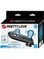 Pretty Love Crane - Guaina Fallica in Silicone Nero con Airbag