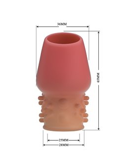 Pretty Love Matias - Guaina Fallica in Silicone Colore Naturale