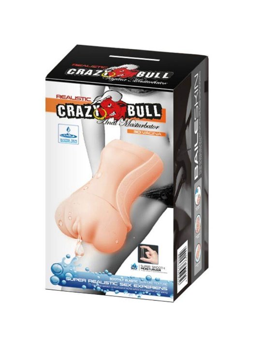 Crazy Bull Water Skin 1 - Masturbatore Maschile Vagina Realistica 13,5 CM