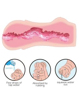 Crazy Bull Water Skin 1 - Masturbatore Maschile Vagina Realistica 13,5 CM