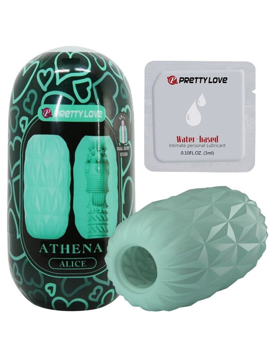 Pretty Love Athena Alice - Masturbatore per Uomo in Silicone Turchese
