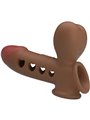 Pretty Love Tyronn - Guaina Fallica in Silicone Marrone con Airbag