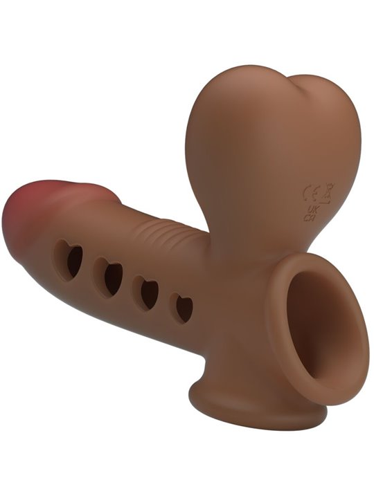 Pretty Love Tyronn - Brown Silicone Sleeve with Airbag
