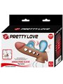 Pretty Love Tyronn - Guaina Fallica in Silicone Marrone con Airbag