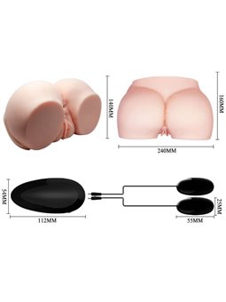 Crazy Bull - Realistic Vagina and Anus with Vibration
