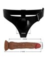 Pretty Love Kyton - Strap-On con Dildo 19 Cm Mulatto e Squirting