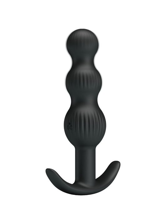 Pretty Love Sidney - Vibratore Anale in Silicone 10 Vibrazioni Nero