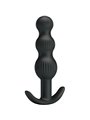 Pretty Love Sidney - Vibratore Anale in Silicone 10 Vibrazioni Nero