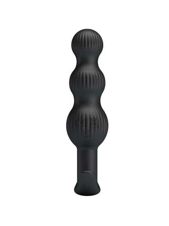 Pretty Love Sidney - Vibratore Anale in Silicone 10 Vibrazioni Nero