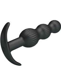 Pretty Love Sidney - Black Silicone Anal Vibrator 10 Modes