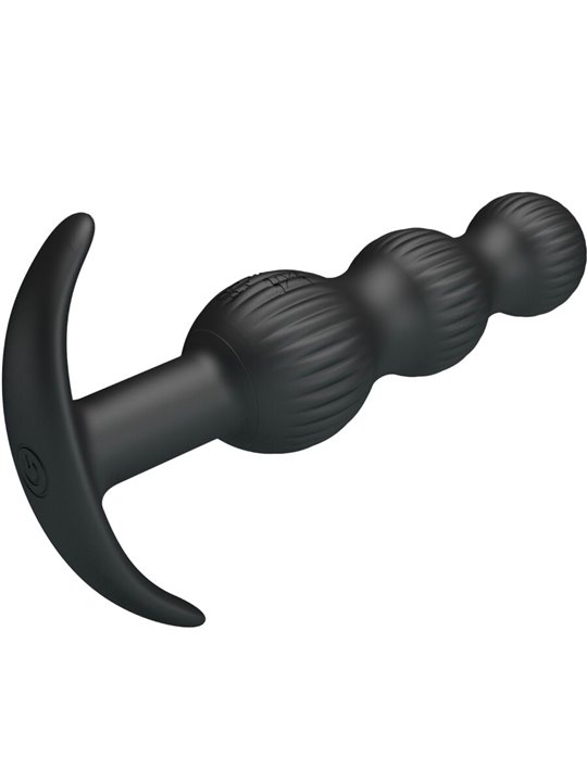 Pretty Love Sidney - Black Silicone Anal Vibrator 10 Modes