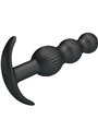 Pretty Love Sidney - Black Silicone Anal Vibrator 10 Modes