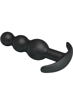 Pretty Love Sidney - Vibratore Anale in Silicone 10 Vibrazioni Nero