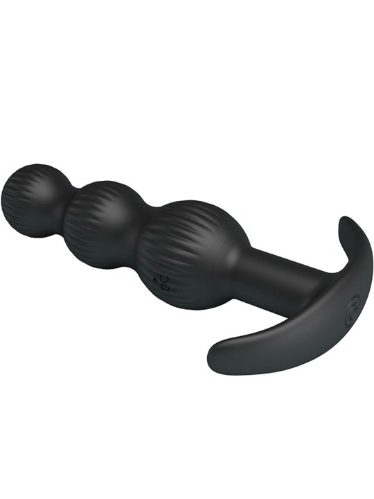 Pretty Love Sidney - Black Silicone Anal Vibrator 10 Modes