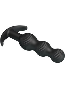 Pretty Love Sidney - Black Silicone Anal Vibrator 10 Modes