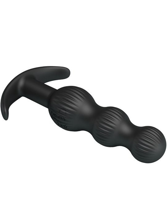 Pretty Love Sidney - Vibratore Anale in Silicone 10 Vibrazioni Nero