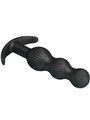 Pretty Love Sidney - Vibratore Anale in Silicone 10 Vibrazioni Nero