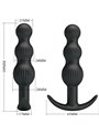 Pretty Love Sidney - Black Silicone Anal Vibrator 10 Modes