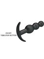 Pretty Love Sidney - Vibratore Anale in Silicone 10 Vibrazioni Nero