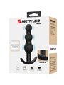 Pretty Love Sidney - Black Silicone Anal Vibrator 10 Modes