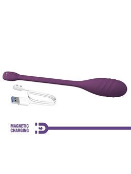 Pretty Love Leviathan - Purple Silicone App-Controlled Egg
