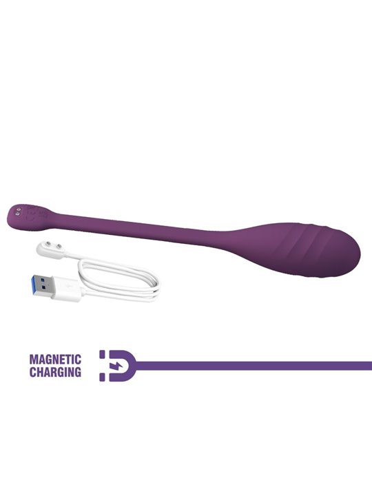 Pretty Love Leviathan - Purple Silicone App-Controlled Egg