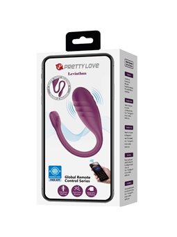 Pretty Love Leviathan - Purple Silicone App-Controlled Egg