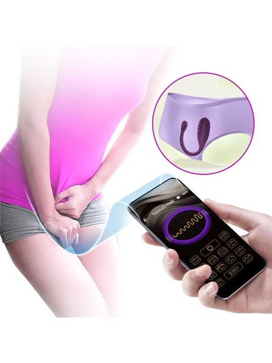 Pretty Love Leviathan - Purple Silicone App-Controlled Egg