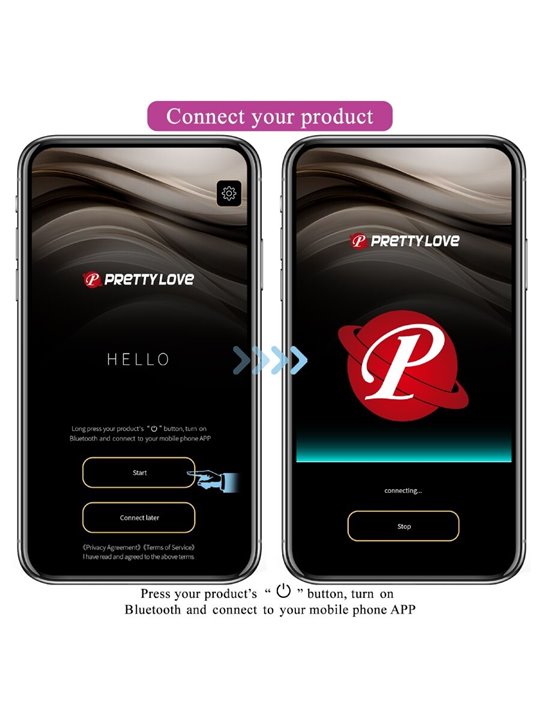 Pretty Love Leviathan - Purple Silicone App-Controlled Egg