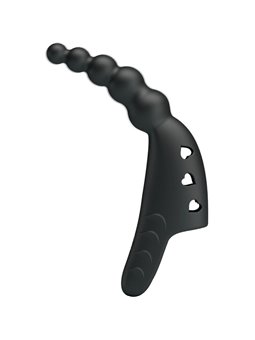 Pretty Love Jordin - Black Silicone Finger Vibrator 10 Modes