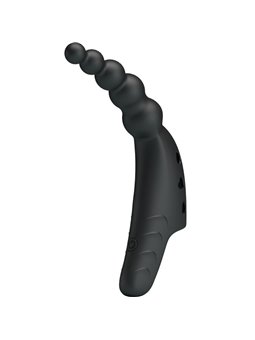 Pretty Love Jordin - Vibratore da Dito in Silicone 10 Vibrazioni Nero