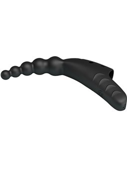 Pretty Love Jordin - Vibratore da Dito in Silicone 10 Vibrazioni Nero