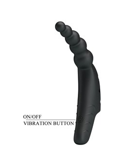 Pretty Love Jordin - Vibratore da Dito in Silicone 10 Vibrazioni Nero