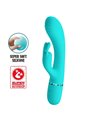 Pretty Love Scocco - Vibratore Rabbit in Silicone Verde 10 Vibrazioni