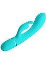 Pretty Love Scocco - Green Silicone Rabbit Vibrator 10 Modes