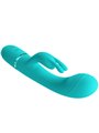 Pretty Love Scocco - Vibratore Rabbit in Silicone Verde 10 Vibrazioni