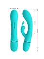 Pretty Love Scocco - Vibratore Rabbit in Silicone Verde 10 Vibrazioni