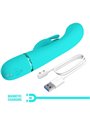 Pretty Love Scocco - Green Silicone Rabbit Vibrator 10 Modes