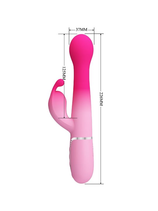 Pretty Love Dejon - Up & Down Pink Rabbit Vibrator Multi-Function