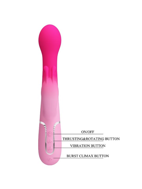 Pretty Love Dejon - Up & Down Pink Rabbit Vibrator Multi-Function