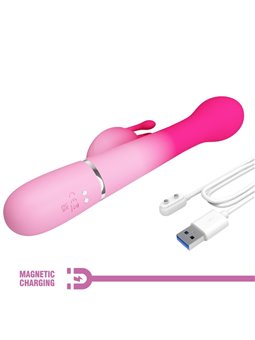 Pretty Love Dejon - Up & Down Pink Rabbit Vibrator Multi-Function