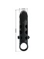 Romance - Guaina Fallica Vibrante in Silicone Nero con Stimolatore