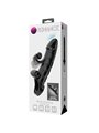 Romance - Guaina Fallica Vibrante in Silicone Nero con Stimolatore