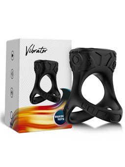 Armony - Anello Fallico Vibrante e Multiposizione Nero