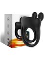 Armony - Anello Fallico Vibrante Rabbit Nero
