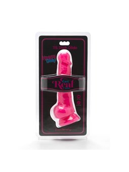 Get Real - Happy Dicks 19 CM with Balls Pink