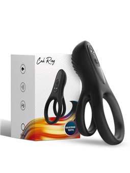 Armony - Doppio Anello Fallico Vibrante Nero