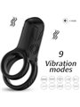 Armony Vibrator - Doppio Anello Fallico Vibrante Nero